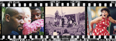 Historic Street Theater pix in film rolll background